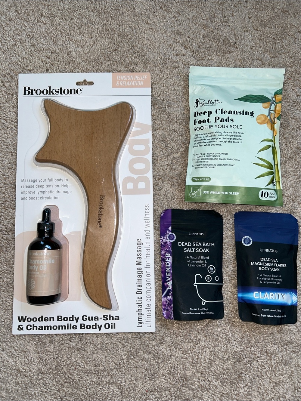 Body & foot wellness 4 pc set